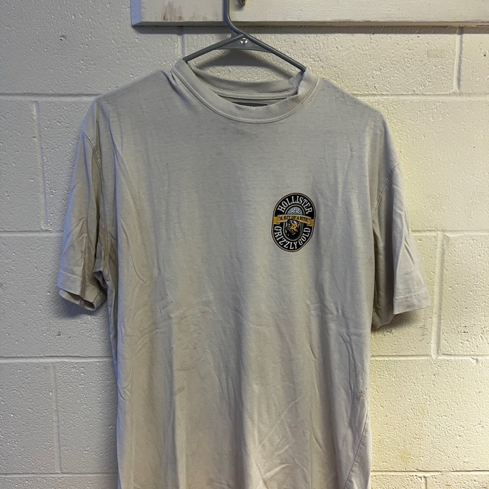 Hollister Men's white T-Shirt